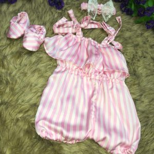 Dress + Headband + Shoes 0-3 months